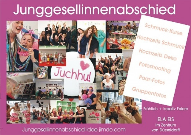 Junggesellinnenabschied Party Idee in Düsseldorf bei ELA EIS! - Dienstleistungen Business Gewerbe - Düsseldorf Zentrum