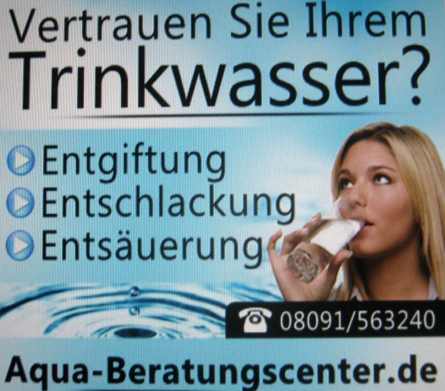Vertauen Sie Ihrem Trinkwasser? - Essen Trinken Genuss - Kirchseeon