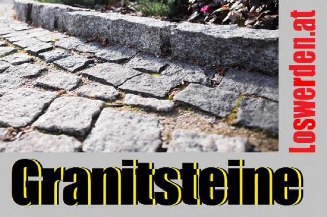 Granitsteine in grossen Mengen - Buero Geschaeft - Wien