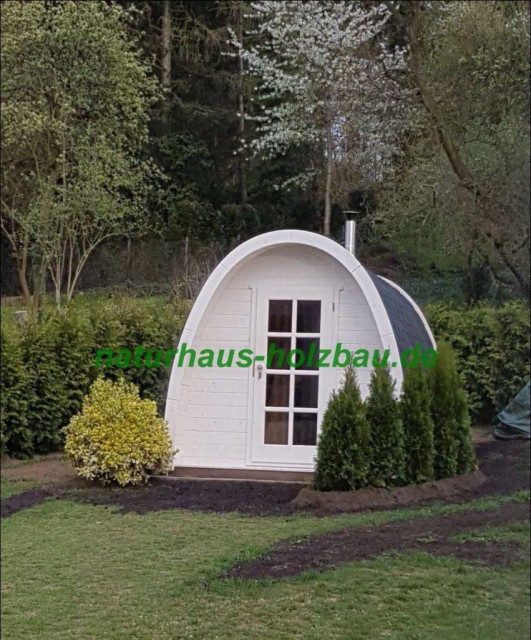 Fasssauna, Saunapod, Saunafass, Gartensauna in massiver 58 mm Wandstär - Wellness Gesundheit - Dahlwitz Hoppegarten