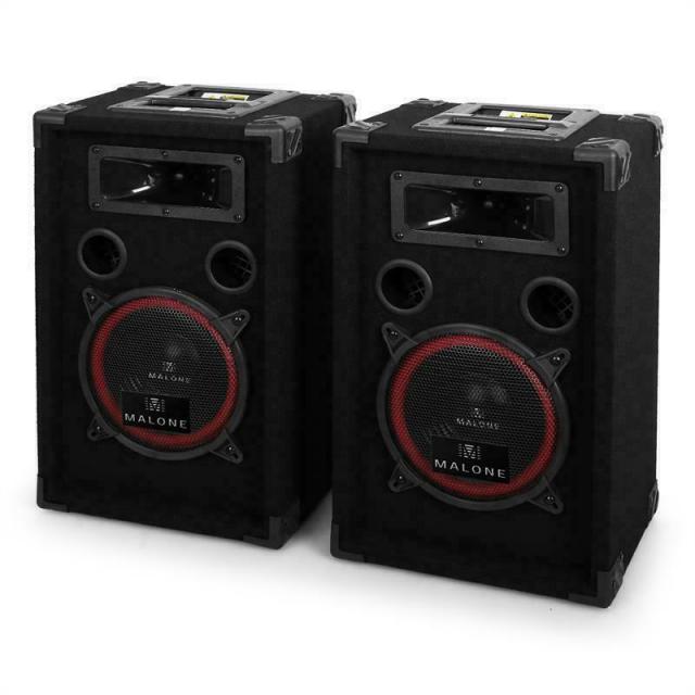DJ MALONE-PARTY-LAUTSPRECHER 3-WEGE-SYSTEM 500 WATT PAAR *NEU!* - Tv Hifi Video Audio - Gelsenkirchen-Schalke