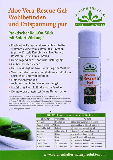  Details zu  Aloe Vera - Rescue Gel - Wohlbefinden und Entspannung pur  - Wellness Gesundheit - Wolnzach
