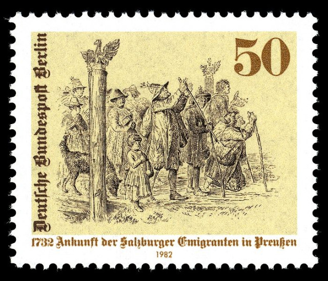 Forschung: Salzburger Emigranten / Salzburger Emigration von 1731/ 32 - Kommunikation - BERLIN