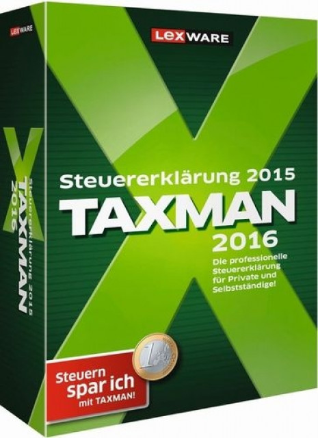 Taxman 2016 (für Steuerjahr 2015)  Version: Download - Computer - Bad Homburg
