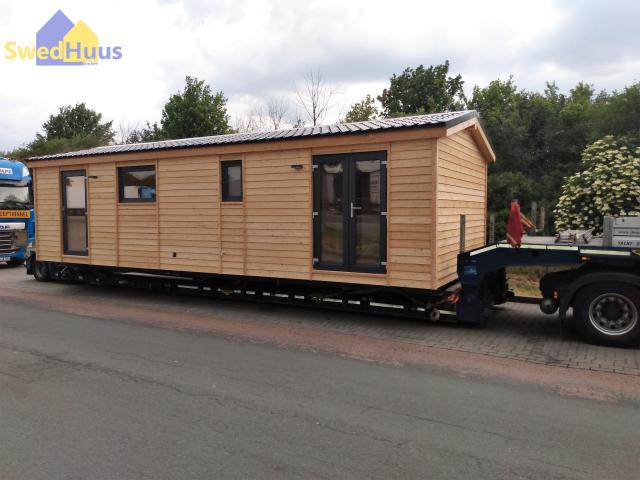 SwedHuus Ökologisch Mobilheim Arvika - Jute Dämmung - Niedrigenergie Mobilhaus - Ferienwohnung Haus - Schülp b. Nortorf