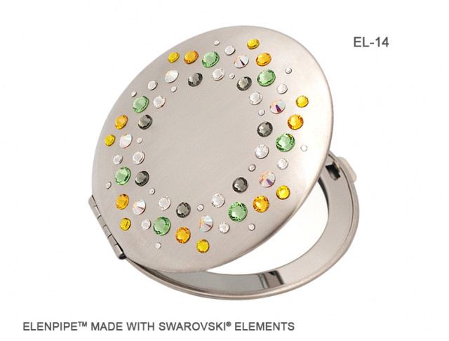 Taschenspiegel EL-14 ELENPIPE MADE WITH SWAROVSKI  ELEMENTS - Sonstige Anzeigen - Przemysl