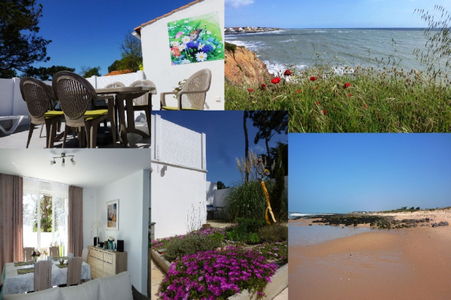 Charmantes Ferienhaus, Strand 600m, Frankreich, Atlantik, Vendee zu vermieten - Urlaub Reise - Brétignolles sur Mer