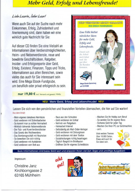 Verlag bietet Heimverdienst  - Dienstleistungen Business Gewerbe - Mühlheim/Main