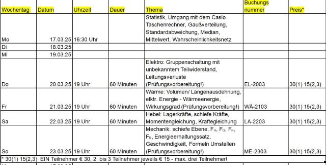 NTG Industriemeister - der Count Down läuft - Prüfung April 2025 - Dienstleistungen Business Gewerbe - Halle