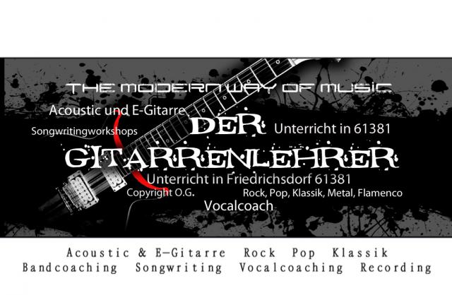 PROFESSIONELLER Gitarrenunterricht für Kinder, Jugendliche, Erwachsene und Senio - Musik - Friedrichsdorf
