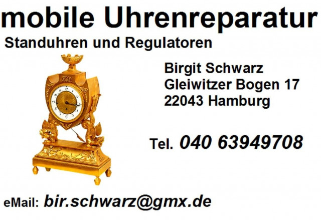 UhrenreparaturSchwarz - Dienstleistungen Business Gewerbe - Hamburg