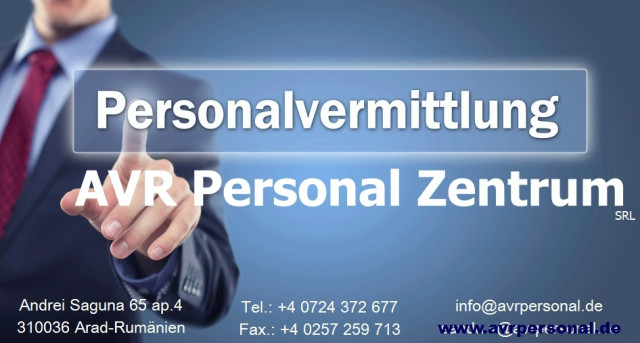 Personalvermittlung aus Rumänien - Dienstleistungen Business Gewerbe - Arad