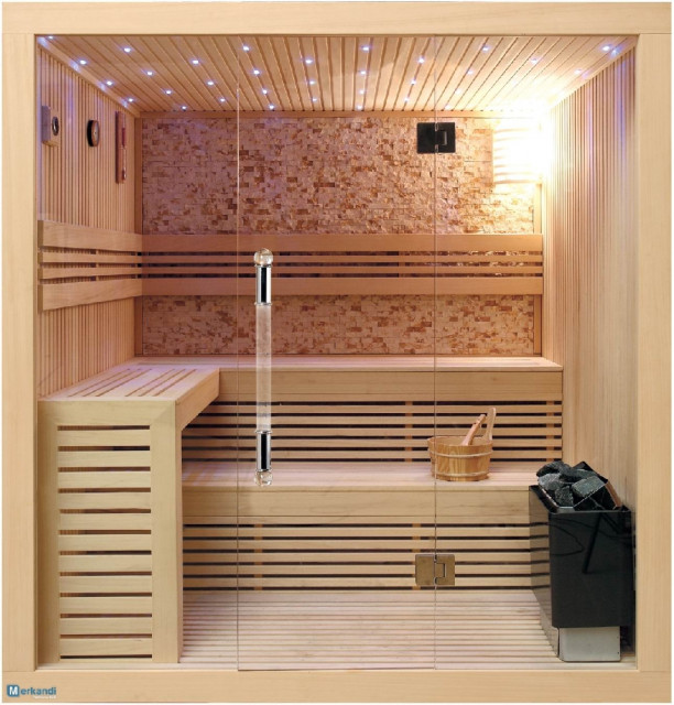 23 Luxus Saunen mit Vollausstattung - inkl.LED, Ofen, Sandsteinverkl. - Ferienwohnung Haus - Görlitz