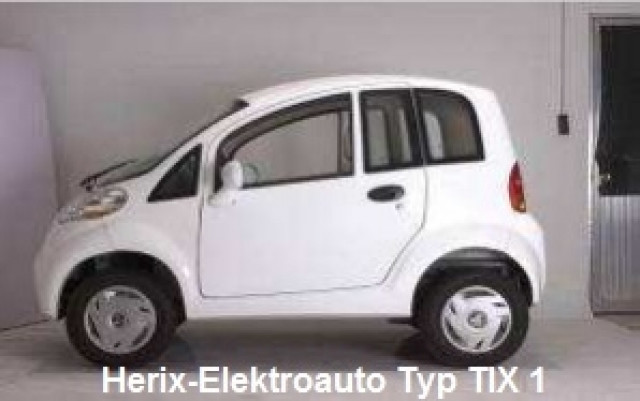 Das kleine Elektroauto Typ TIX 1 Lemosine mit Vierradantrieb. - Autos nach Marken - Wolfsburg