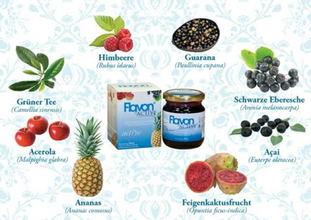  Flavon Active   leistet Hilfe im Alltag. Vitaminen aus dem Glas. - Wellness Gesundheit - Balingen