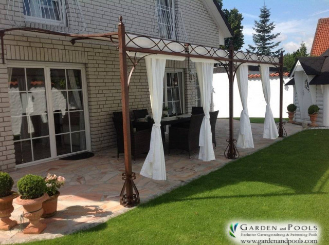 Terassenüberdachung Pergola Markise Überdachung inkl. Dachplane - Handwerk Hausbau Garten - Stadhagen