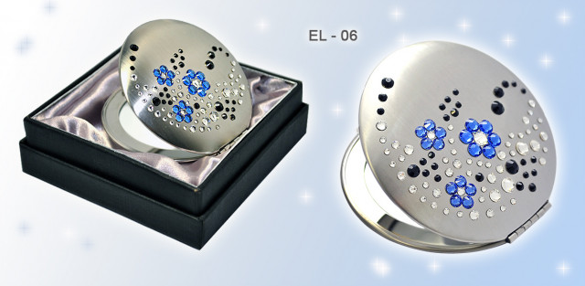 Taschenspiegel EL-06 ELENPIPE MADE WITH SWAROVSKI  ELEMENTS - Sonstige Anzeigen - Przemysl